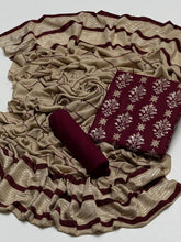 Dhanak Embroidered Dress