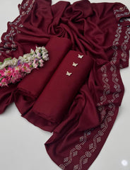 Pashmina Wool With Stone