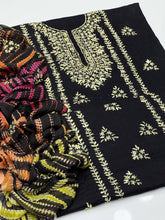Premium Lawn 3-Piece Suit | Handmade Gota Work | Tie & Dye Chiffon Dupatta