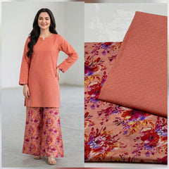 🌸 Lawn Luxury: Self-Jacquard 2-Piece Suit (Edition 2026) 🌸