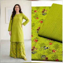 🌸 Lawn Luxury: Self-Jacquard 2-Piece Suit (Edition 2026) 🌸