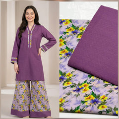🌸 Lawn Luxury: Self-Jacquard 2-Piece Suit (Edition 2026) 🌸