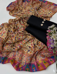Kalamkari Shawl Dress
