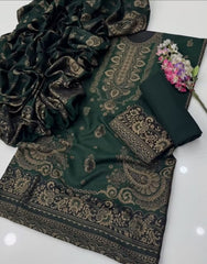 Pashmina Whool Jacquard Dress